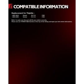 Torchbeam Suspension Struts and Shocks Absorber Complete Assembly Automotive Replacement Struts for Toyota Sienna 2004-2006 SR4177,SR4178