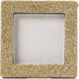 Hard Candy Glittery Eyeshadow Mini Compact 904 ICE QUEEN Shimmering Light Gold