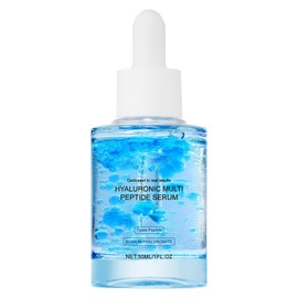 Hyaluronic Multi Peptide Serum for Glowing and Soothing | Lightweight Water Plumping Radiant Facial Serum for All Skin Type, Hydrating Moisturizer, Korean Skincare