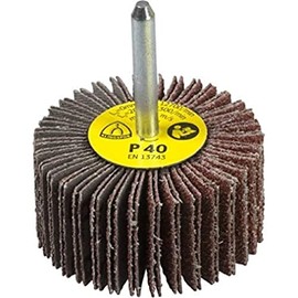 Klingspor 12844 "KM 613" Grit 60 Abrasive Mop, Brown/Silver, 30 x 15 x 6 mm