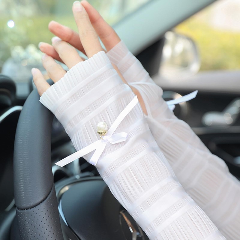 HAPVITAL Women's Lace Cooling UV Arm Cover Arm Cover Thin