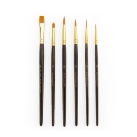 Royal Brush Langnickel Gold Taklon Brush Set Value Pack, 1-Script
