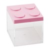 omada Design Confetti or candy container, Brick type, in transparent