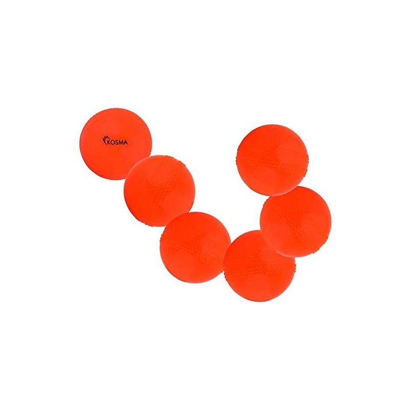 Kosma Pack of 6 Windball Cricket Ball | Indoor &