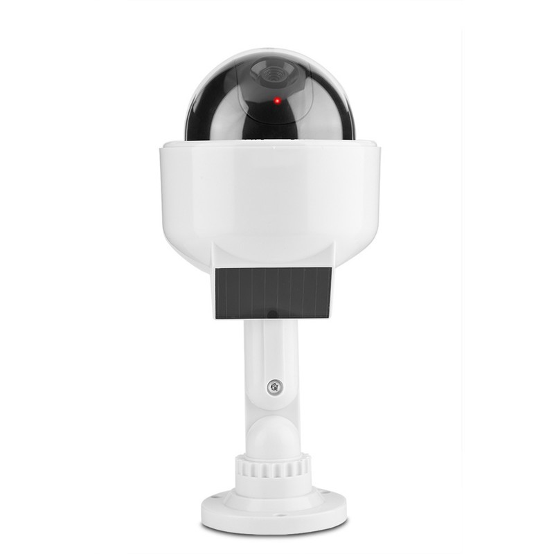 Dummy Camera Indoor & Outdoor Realistic Dome Shape Solar Security