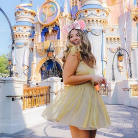 DRESHOW 2 Pack Mouse Ears Bow Headbands Glitter Party Decoration Cosplay Costume for Women