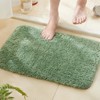 TECHMILLY Super Soft Shaggy Bathroom Rugs, Absorbent Thick Non Slip