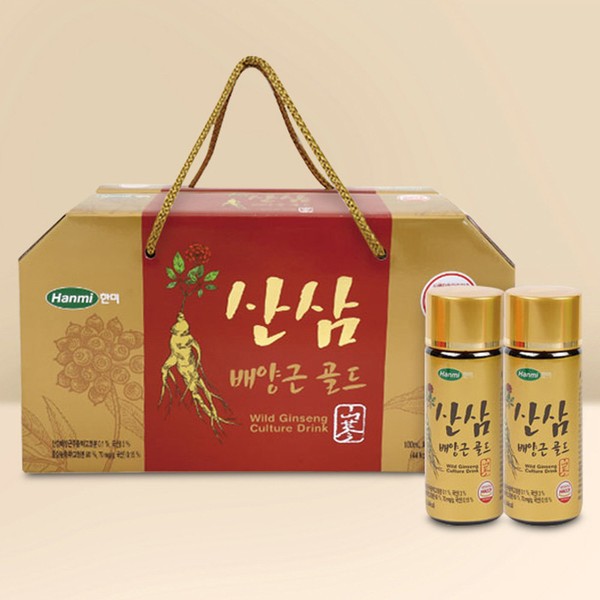 Hanmi Wild Ginseng Cultured Root Gold 100ml / 한미 산삼배양근골드 100ml X 60병(선물세트)