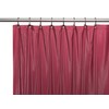 Mildew Free Waterproof Vinyl BURGUNDY Shower Curtain Liner - 70"X72"