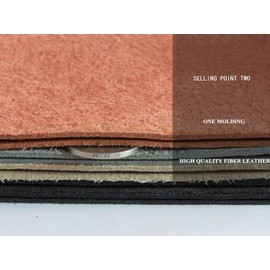 BARAC Atmungsaktive Lenkradhülle aus Leder, rutschfest, universell, 38 cm, mit Nadel und Faden (Grau)