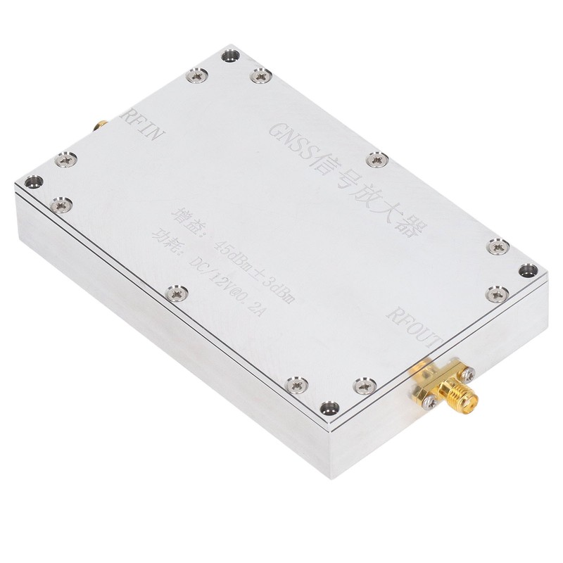 GNSS Signal Amplifier High Gain 45dbm Navigation RF Signal Booster
