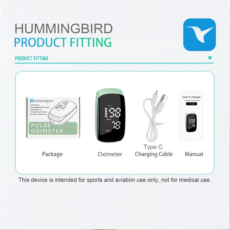 Pulse Oximeter Fingertip with Rechargeable, Oxygen Meter Finger Pulse Oximeter,