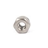 Sourcingmap M2.5 304 Stainless Steel Self-Locking Nylon Insert Hex Lock