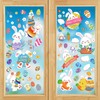 CHIHOLEN Easter Window Stickers,9 Sheets Easter Window Decoration,Double Sides Easter