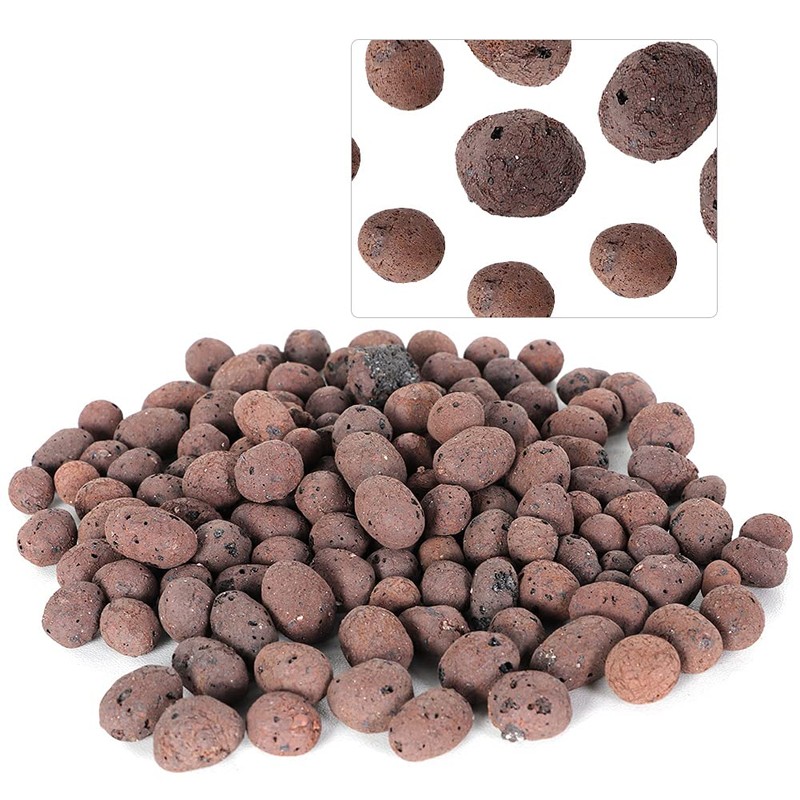 Sren Convenient Clay Pebbles Growing Media, Reusable Anion Clay Rocks,