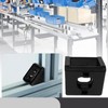 LT Easiyl 25pcs Extruded Aluminum Profile Black Aluminum Profile Corner