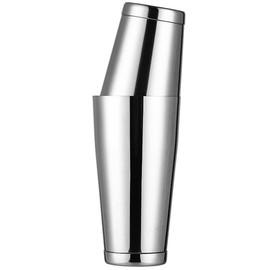 WOMLEX Boston Cocktail Shaker 820ml and 550ml (Silver)