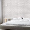 Art3d 30 Pcs 3D Foam Brick Wall Panels, White