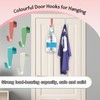 JIHXYER Pack of 20 Colourful Small Hanging Window Hooks Door