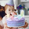 14 piezas de decoración para tartas de sirena bajo el