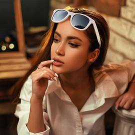 Joopin Sunglasses Men's Polarised Retro Rectangular and Classic Sunglasses Women Large UV400, A14-white/grey