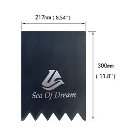 Mudflaps with Reflection 8.54 X11.8 inches of Trailer Splash Guard Universal Black mudflaps for RV and Trailer 4 Pcs PR Material UTV mud Flaps
