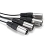 Saramonic SR-C2026 3.5mm TRRRS to 4X XLR Male Output Cable