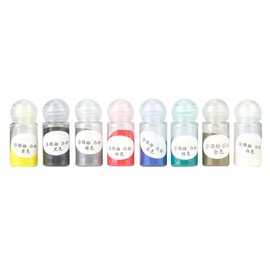 8pcs Scrapbooking Decoration Paper Craft Transparent Multi Color Embossing Powder 10ml/Bottle