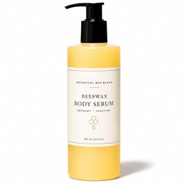 Beeswax Body Serum, Waterless Body Oil Moisturizer with Avocado Oil, Castor Oil & Shea Butter, Lightweight Wet Skin Formula for Soft, Radiant-Looking Skin, Sweet Vanilla, 8 fl oz (1)