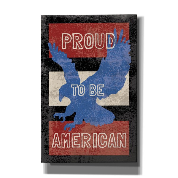 Epic Graffiti 'American Textured' by Erin Clark Canvas Wall Art,