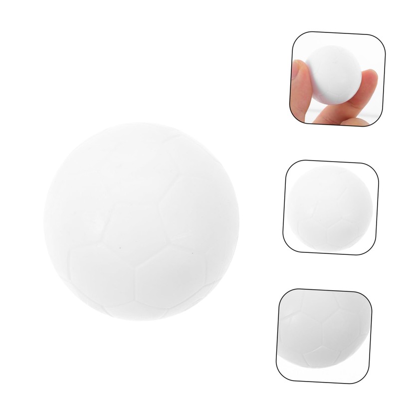 Kisangel 6pcs Table Soccer Balls Small Replacement Footballs for Indoor