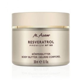M. Asam Resveratrol Premium NT50 Body Butter (300 ml) - Rich Body Butter for Noticeably Smooth and Radiant Skin, Body Butter for Normal and Very Dry Skin
