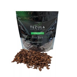 Tezula Orchiata Pine Bark  - Power Grade (Medium Nuggets 9-12mm 3/8”-1/2”) - 1 Gallon