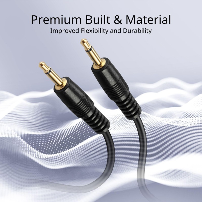 TNP 3.5mm Mono Cable (15FT) - 12V Trigger Cable, IR