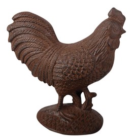 Esschert Design Cast Iron Decorative Rooster, Large