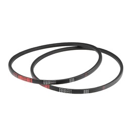 sourcing map 2 x A813 V-belt, A profile, rubber drive belt, 813 mm, inner circumference