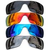 Betterun 4 Pairs Anti-scratch Polarized Replacement Lenses for Oakley Batwolf