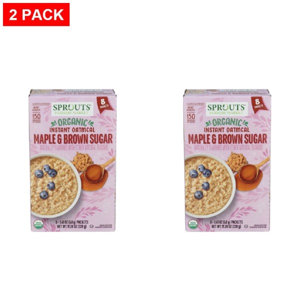 Sprouts 2 Pack - Sprouts Organic Maple Brown Sugar Instant
