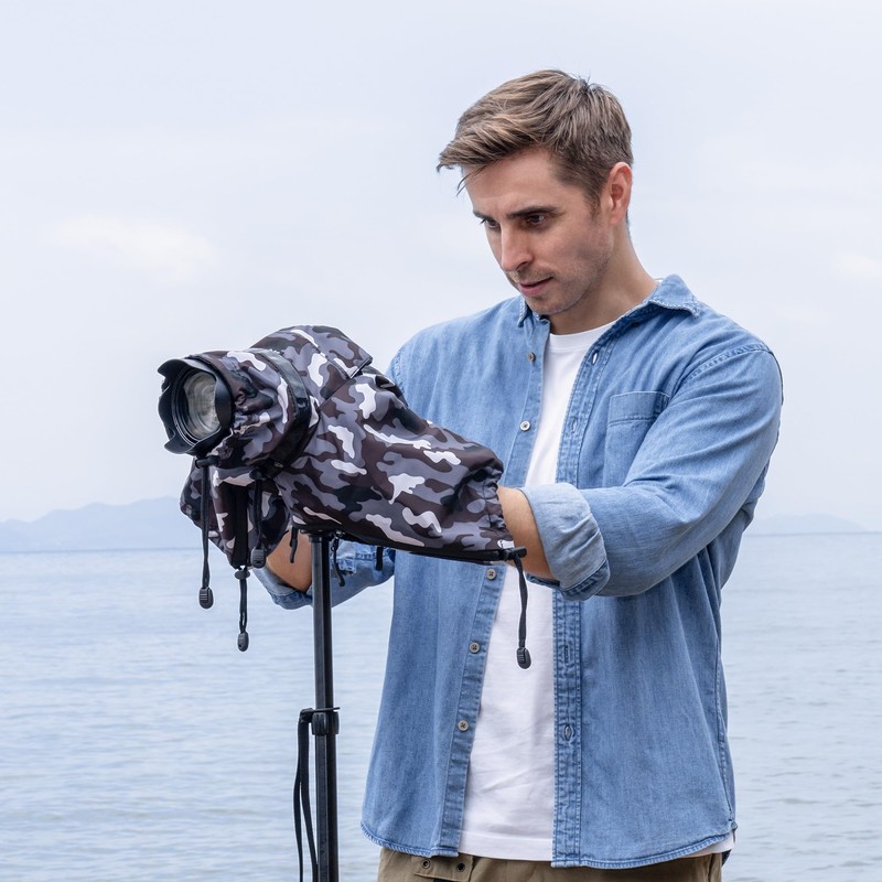 Green Camera Rain Cover