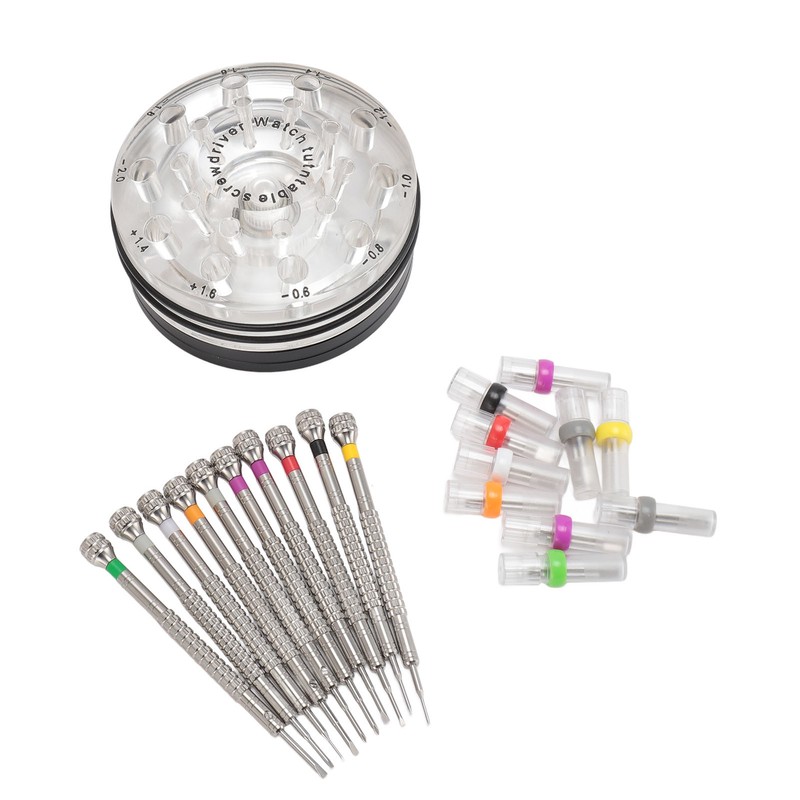 10pcs Screwdriver Kit for Watches Flat Blade Slotted Screwdriver with
