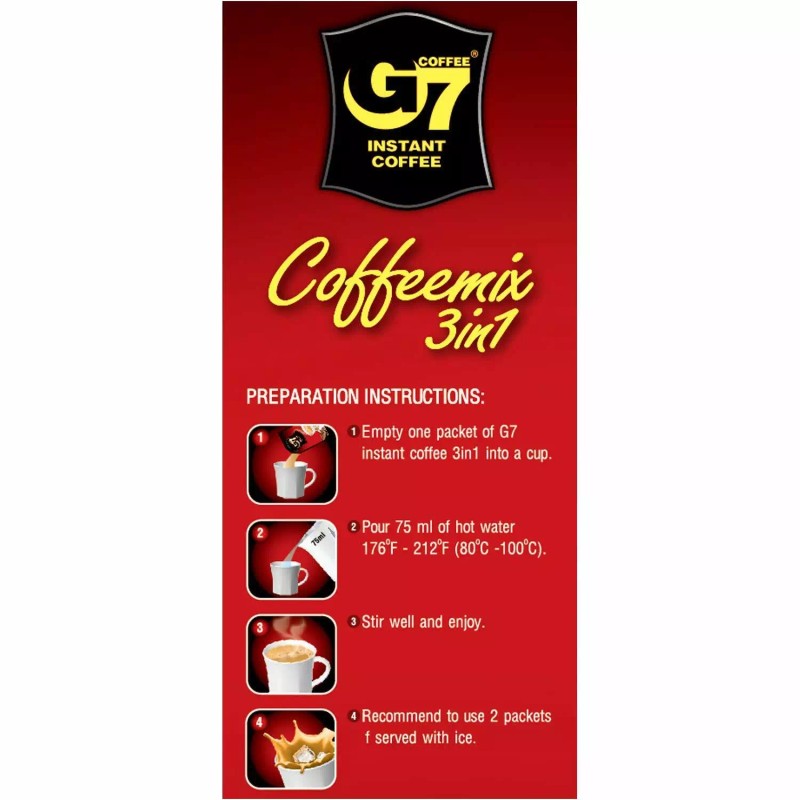 Trung Nguyen 2 PACK TRUNG NGUYEN G7 INSTANT COFFEE 3-IN-1