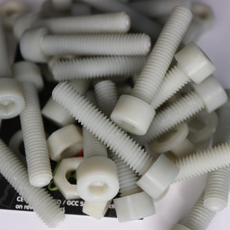 20 x Glass Filled Reinforced, Super Nylon Socket Head, M8