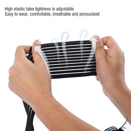 Zerone Ankle Brace, Adjustable Elastic Breathable Compression Ankle Support Wrap for Arthritis Reducing Swelling Achilles Tendonitis Injury Recovery(Black)