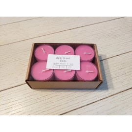 Handmade Cactus Flower & Jade 12ct Natural Soy Tealights Hand Poured w/ Essential oils