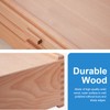 Falling in Art 4 Drawer Artist Supply Storage Box, Wooden