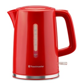 Toastmaster 1.7 Liter Electric Kettle, Red