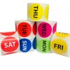 Labels and More 2" Round Blue Day of the Week