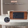 Digital Alarm Clock, Wooden Table Clock, LED Time Display, 3
