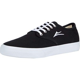 Lakai Men's Oxford Skate Shoe, Black Canvas, 10