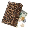 Passport Holder Cover with Zipper Coin Pocket Travel Wallet RFID